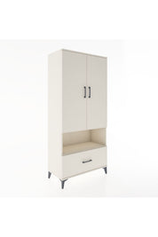 Hyperion Dolap 3 Raflı Tek Çekmeceli Tek Askılı 88x44x195 - S60M018V1B