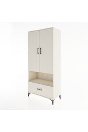 Hyperion Dolap 3 Raflı Tek Çekmeceli Tek Askılı 88x44x195 - S60M018V1B