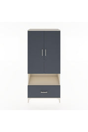 Hyperion Dolap 3 Raflı Tek Çekmeceli Tek Askılı 88x44x195 - S60M018V2B