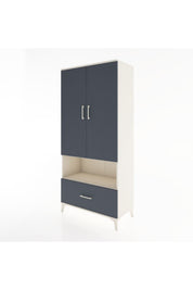 Hyperion Dolap 3 Raflı Tek Çekmeceli Tek Askılı 88x44x195 - S60M018V2B