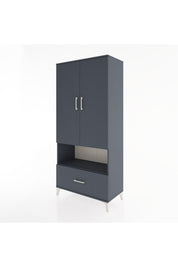 Hyperion Dolap 3 Raflı Tek Çekmeceli Tek Askılı 88x44x195 - S60M018V5B