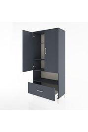 Hyperion Dolap 3 Raflı Tek Çekmeceli Tek Askılı 88x44x195 - S60M018V5B