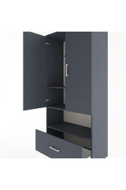 Hyperion Dolap 3 Raflı Tek Çekmeceli Tek Askılı 88x44x195 - S60M018V5B