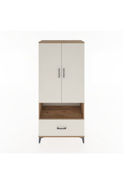 Hyperion Dolap 3 Raflı Tek Çekmeceli Tek Askılı 88x44x195 - S60M018V7B