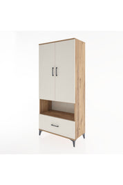 Hyperion Dolap 3 Raflı Tek Çekmeceli Tek Askılı 88x44x195 - S60M018V7B