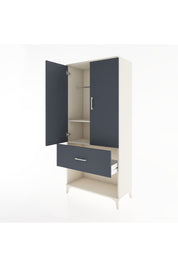 Hyperion Dolap 2 Raflı Tek Çekmeceli Tek Askılı 88x44x195 - S60M019V2B