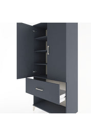 Hyperion Dolap 4 Raflı Tek Çekmeceli 2 Kapaklı 88x44x195 - S60M020V5B