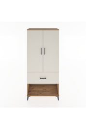 Hyperion Dolap 4 Raflı Tek Çekmeceli 2 Kapaklı 88x44x195 - S60M020V7B
