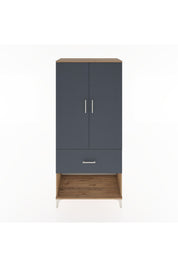 Hyperion Dolap 4 Raflı Tek Çekmeceli 2 Kapaklı 88x44x195 - S60M020V8B