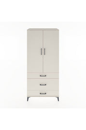 Hyperion Dolap 2 Raflı 3 Çekmeceli Tek Askılı 88x44x195 - S60M021V1B