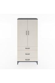 Hyperion Dolap 2 Raflı 3 Çekmeceli Tek Askılı 88x44x195 - S60M021V4B