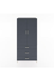 Hyperion Dolap 2 Raflı 3 Çekmeceli Tek Askılı 88x44x195 - S60M021V5B