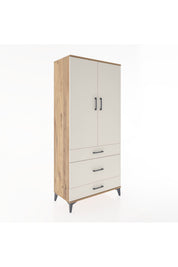 Hyperion Dolap 2 Raflı 3 Çekmeceli Tek Askılı 88x44x195 - S60M021V7B