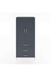 Hyperion Dolap 4 Raflı 3 Çekmeceli 2 Kapaklı 88x44x195 - S60M022V5B