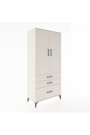 Hyperion Dolap 2 Raflı 3 Çekmeceli Tek Askılı 88x44x195 - S60M023V1B