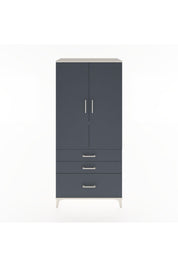Hyperion Dolap 2 Raflı 3 Çekmeceli Tek Askılı 88x44x195 - S60M023V2B