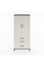 Hyperion Dolap 2 Raflı 3 Çekmeceli Tek Askılı 88x44x195 - S60M023V4B