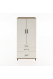 Hyperion Dolap 2 Raflı 3 Çekmeceli Tek Askılı 88x44x195 - S60M023V7B