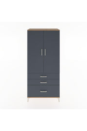 Hyperion Dolap 2 Raflı 3 Çekmeceli Tek Askılı 88x44x195 - S60M023V8B