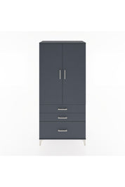 Hyperion Dolap 4 Raflı 3 Çekmeceli 2 Kapaklı 88x44x195 - S60M024V5B