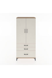 Hyperion Dolap 4 Raflı 3 Çekmeceli 2 Kapaklı 88x44x195 - S60M024V7B