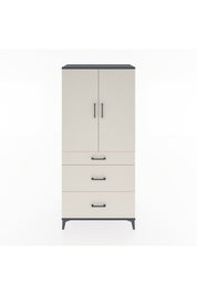 Hyperion Dolap Tek Raflı 3 Çekmeceli Tek Askılı 88x44x195 - S60M025V4B