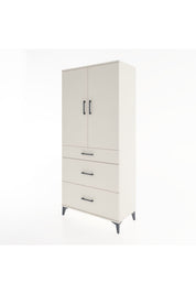 Hyperion Dolap 3 Raflı 3 Çekmeceli 2 Kapaklı 88x44x195 - S60M026V1B