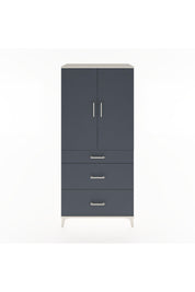 Hyperion Dolap 3 Raflı 3 Çekmeceli 2 Kapaklı 88x44x195 - S60M026V2B