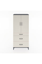 Hyperion Dolap 3 Raflı 3 Çekmeceli 2 Kapaklı 88x44x195 - S60M026V4B