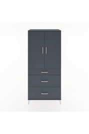 Hyperion Dolap 3 Raflı 3 Çekmeceli 2 Kapaklı 88x44x195 - S60M026V5B