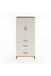Hyperion Dolap 3 Raflı 3 Çekmeceli 2 Kapaklı 88x44x195 - S60M026V7B