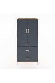 Hyperion Dolap 3 Raflı 3 Çekmeceli 2 Kapaklı 88x44x195 - S60M026V8B