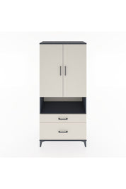 Hyperion Dolap 2 Raflı 2 Çekmeceli Tek Askılı 88x44x195 - S60M027V4B