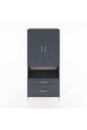 Hyperion Dolap 2 Raflı 2 Çekmeceli Tek Askılı 88x44x195 - S60M027V5B