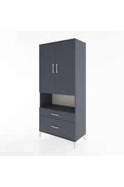 Hyperion Dolap 2 Raflı 2 Çekmeceli Tek Askılı 88x44x195 - S60M027V5B