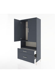 Hyperion Dolap 2 Raflı 2 Çekmeceli Tek Askılı 88x44x195 - S60M027V5B