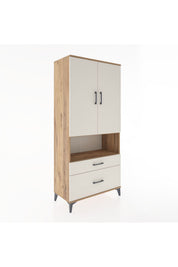 Hyperion Dolap 2 Raflı 2 Çekmeceli Tek Askılı 88x44x195 - S60M027V7B