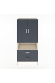 Hyperion Dolap 4 Raflı 2 Çekmeceli 2 Kapaklı 88x44x195 - S60M028V2B