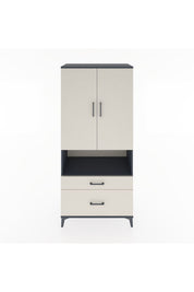 Hyperion Dolap 4 Raflı 2 Çekmeceli 2 Kapaklı 88x44x195 - S60M028V4B
