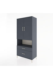Hyperion Dolap 4 Raflı 2 Çekmeceli 2 Kapaklı 88x44x195 - S60M028V5B