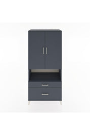 Hyperion Dolap 4 Raflı 2 Çekmeceli 2 Kapaklı 88x44x195 - S60M028V5B