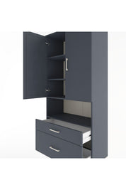 Hyperion Dolap 4 Raflı 2 Çekmeceli 2 Kapaklı 88x44x195 - S60M028V5B