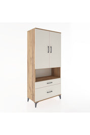 Hyperion Dolap 4 Raflı 2 Çekmeceli 2 Kapaklı 88x44x195 - S60M028V7B