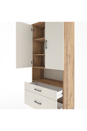 Hyperion Dolap 4 Raflı 2 Çekmeceli 2 Kapaklı 88x44x195 - S60M028V7B