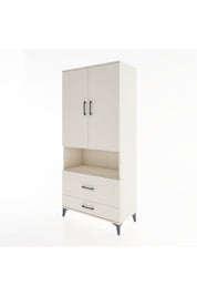 Hyperion Dolap 4 Raflı 2 Çekmeceli 2 Kapaklı 88x44x195 - S60M030V1B