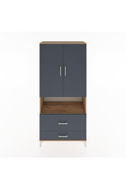 Hyperion Dolap 4 Raflı 2 Çekmeceli 2 Kapaklı 88x44x195 - S60M030V8B