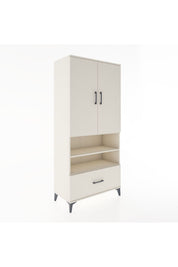 Hyperion Dolap 3 Raflı Tek Çekmeceli Tek Askılı 88x44x195 - S60M031V1B