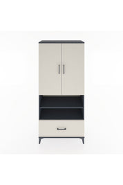 Hyperion Dolap 3 Raflı Tek Çekmeceli Tek Askılı 88x44x195 - S60M031V4B