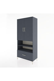 Hyperion Dolap 3 Raflı Tek Çekmeceli Tek Askılı 88x44x195 - S60M031V5B