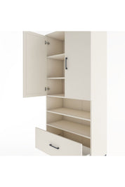 Hyperion Dolap 5 Raflı Tek Çekmeceli 2 Kapaklı 88x44x195 - S60M032V1B